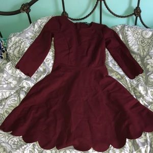 Lulus Cumulonimbus Skater Dress
